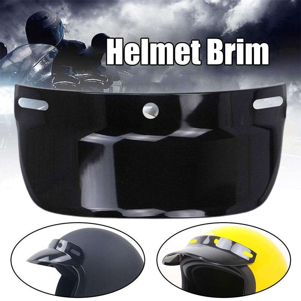 New Universal Open Visor With 3-Snap Design Vintage And Face Helmet Motorcycle Sunshields Anti UV Sunshine O2y2