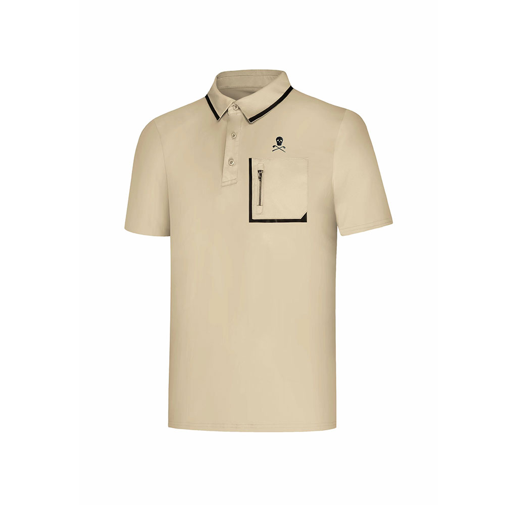 2024 Herrgolf T-shirt Summer Golf T-shirt Elastisk, bekväm och andbar, gratis frakt