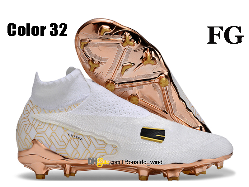 هدية حقيبة رجالي عالية الكاحل أحذية كرة القدم Phantom GX Elite Link FG Firm Ground Cleats Neymar ACC GT 2 Soccer Shoes Top Outdoor Trainers Botas de Futbol