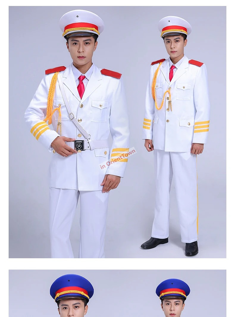 National Flag male Uniform Institutions honour guard public functionary Chorus Performance Military Clothing Flag Raiser Clothes