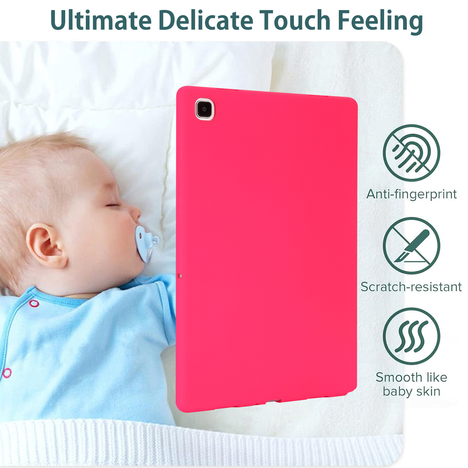 TPU Cases For Samsung Galaxy Tab A9 Plus 2023 X210 X215 LTE X216 5G S9 S8 11" Inch Tablet Case Skin-friendly Cover Candy