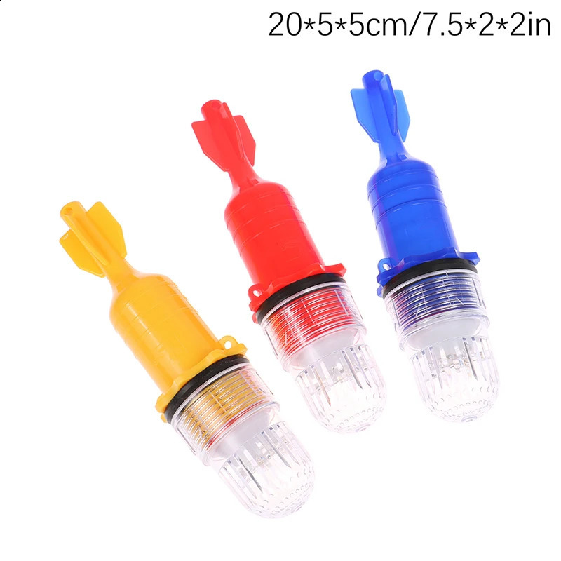 underwater fishing light beacon signal light indicator bait light fishing light dual flashing light 240305