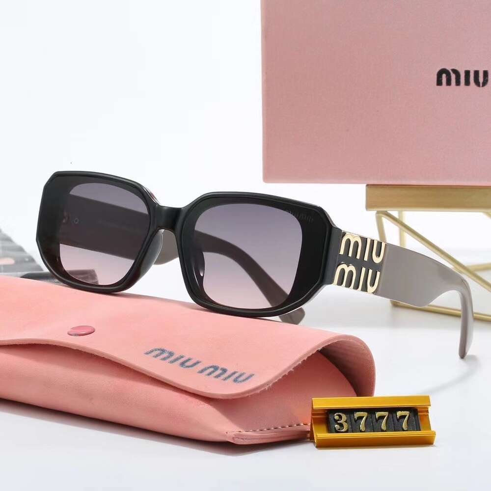 Lunettes de soleil miui Nouvelles femmes à la mode, tendance pour les jeux et les voyages en plein air, lunettes de soleil résistantes aux UV