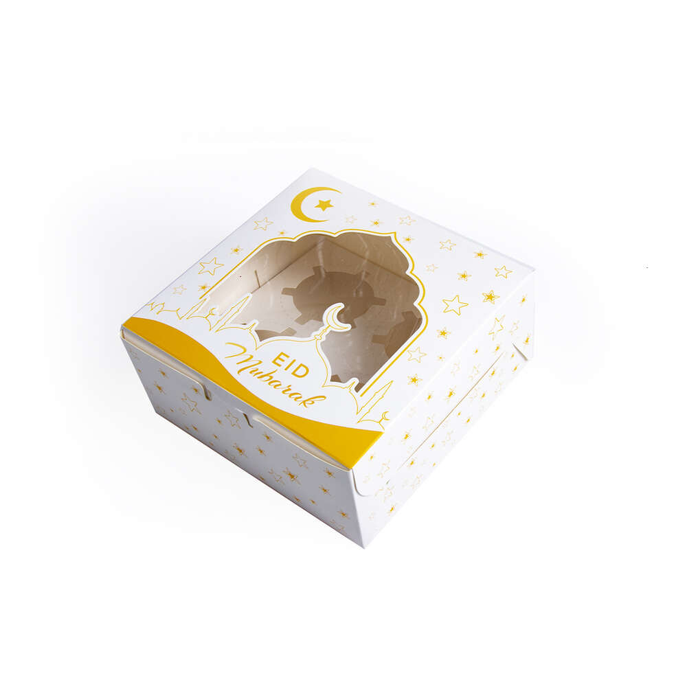 Neue 2/Ramadan Dekorationen Cupcake Bäckerei Muffin Gebäck Behandeln Halter Boxen Für Eid Mubarak Musselin Party backen Liefert