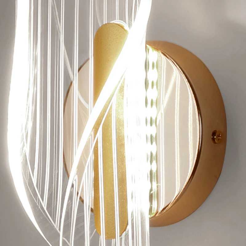 Applique murale LED lumières éclairage intérieur pour la maison salle de bains hôtel salon intérieur décoration de la maison or style nordique applique éclairage