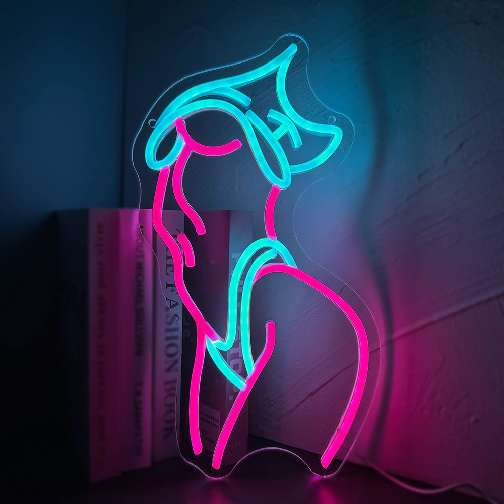 3D Night Light - 3D Engraving LED Light sign Signboard lights LED backboard neon light billboard Support Customized