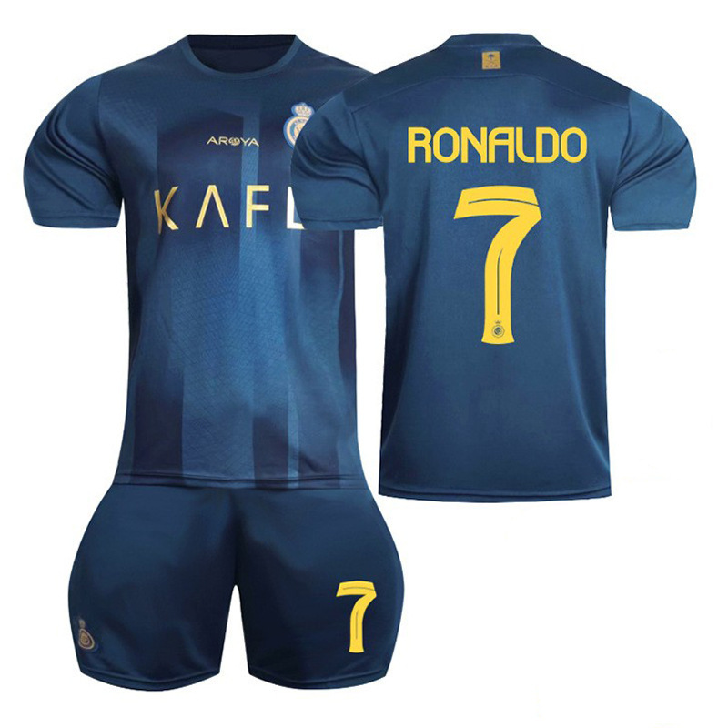 2324 Riyadh Victory Football Uniform No. 7 Cristiano Ronaldo Shirt 10 Mane Adult Children Men's and Women's Suits