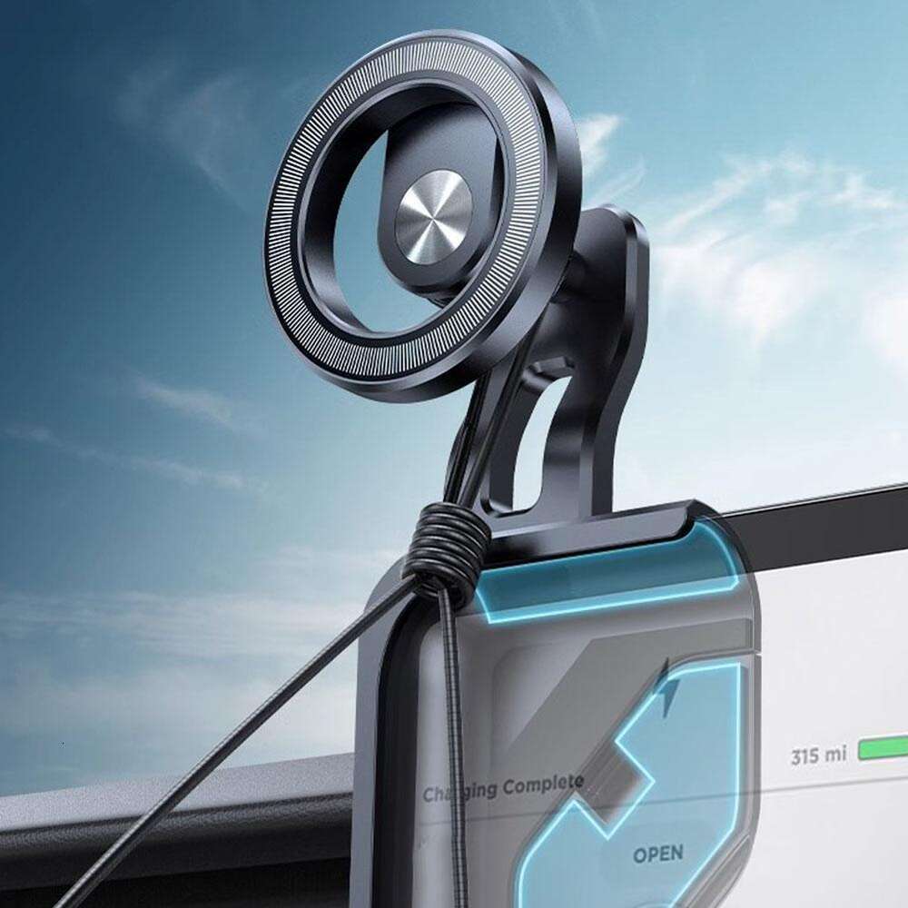 Nuovo supporto telefono adatto Tesla negli Stati Uniti Schermo sospeso Accessori auto Magnete navigazione automobilistica G9e6