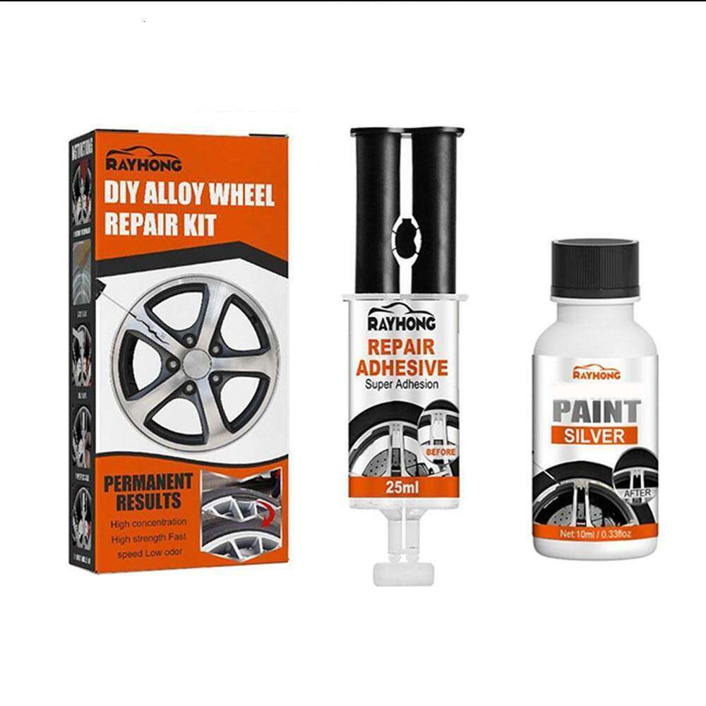 Novo kit universal de aro de roda em liga metálica, 1 peça, para reparo rápido de superfície de arranhões, pintura de carro, scratc j4e6