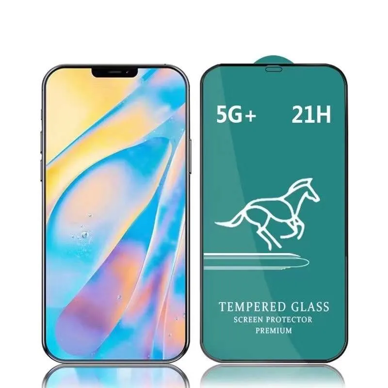 Full Cover Tempered Glass for iPhone 12 11 pro max Tempered Glass Screen Portectors for iPhone XR XS 8plus SE Glass case friendly