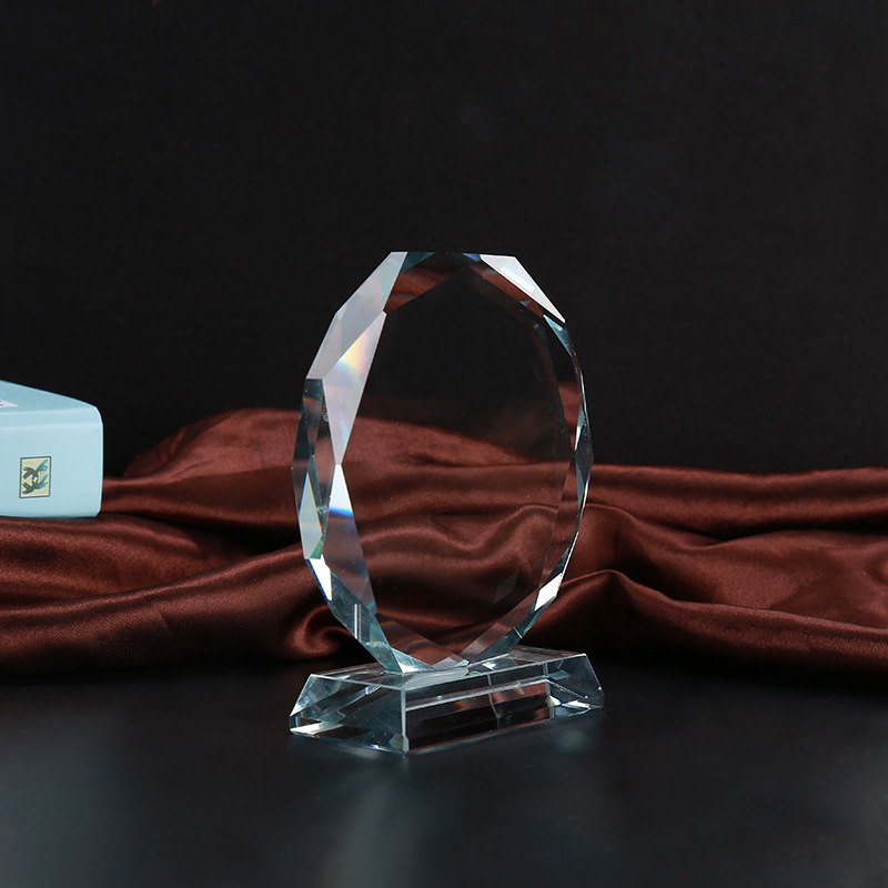 광저우 저렴한 도매 빈 크리스탈 트로피 어워드 커스텀 3D 레이저 engrving crystal glass trophies for Business Gift