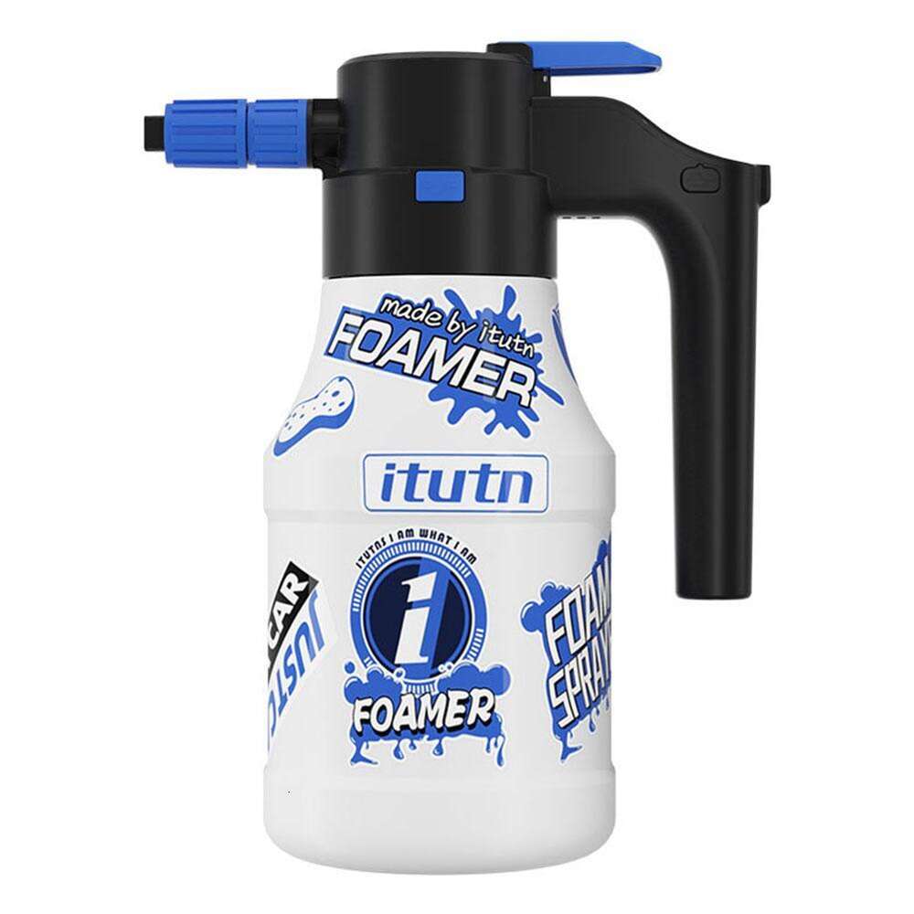 Nieuwe 1,5L elektrische auto -washater kan USB -oplaadbare hoge melk Huishouden Spray Hine Foam Water Sprayer Druk SPE D5H4