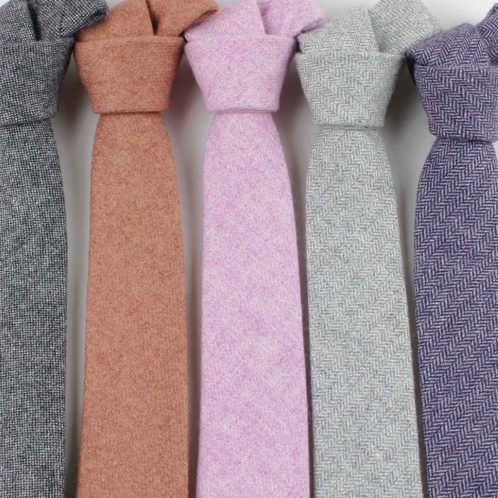 Tager wilen marca moda gravatas de lã marca popular sólida gravata cravats para ternos masculinos gravata para casamento negócios masculino lã tie2707