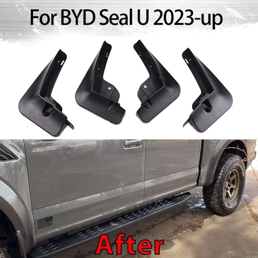 Nieuwe 4 Stuks Auto Voor Achter Spatbordverbreders Splash Guards Spatlappen Spatborden Voor Byd Lied Plus Champion Edition Seal u Ev Dmi 2023