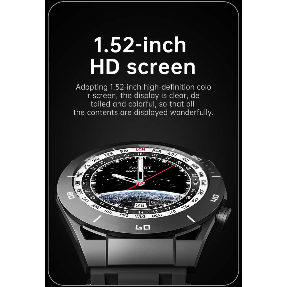 Para huawei relógio final smartwatch bluetooth chamada freqüência cardíaca monitoramento do sono relógio esportivo inteligente ip68 pulseira à prova dip68 água