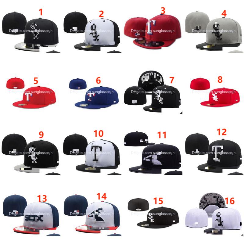 볼 캡 모든 팀 로고 디자이너 모자 장착 모자 스냅백 농구 조절 가능한 단단한 검은 흰색 태양 야외 스포츠 자수 Clo dhrih