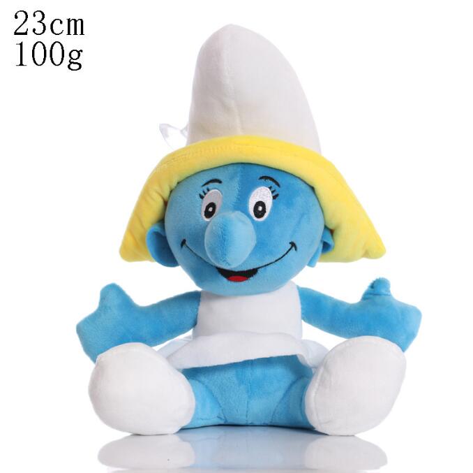 Schtroumpf en peluche Blue Sister Blue Elf Baby Cake Doll