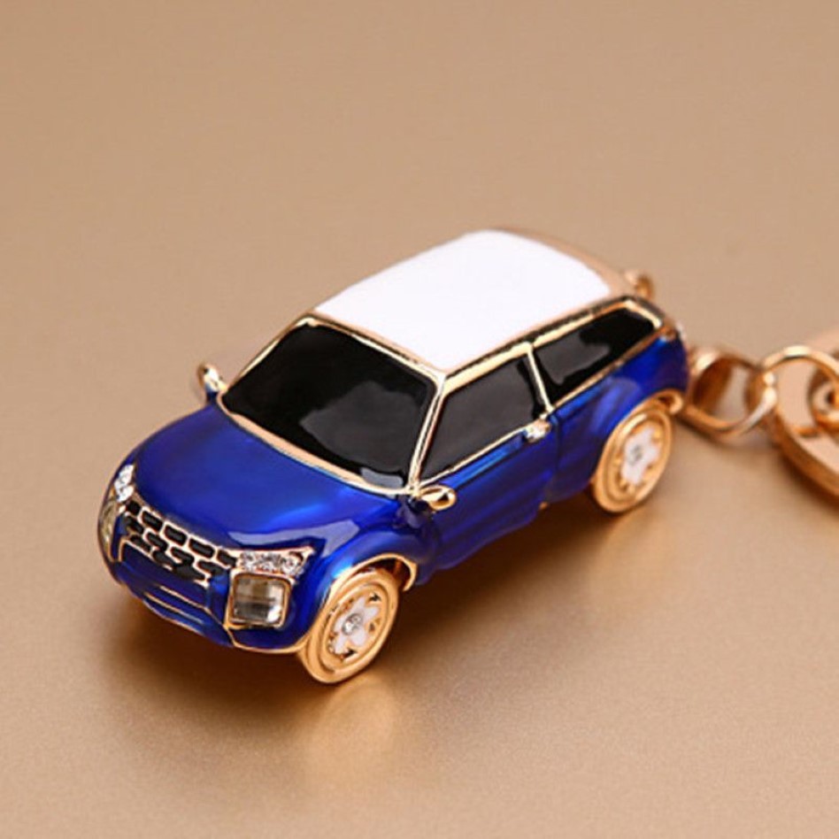 FancyFantasy – porte-clés de voiture en alliage de mode, pendentif de sac à main en cristal pour femmes, petit modèle de luxe, bibelot automobile 313B