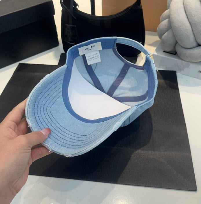 Erkekler ve Kadınlar İçin Lüks Kovboy Beyzbol Kapağı 2024 Tasarımcı Kadın Denim Balo Şapka Kapakları Casquette Unisex Katı Nakış Mektubu Baskı Takılı Güneş Kapakları