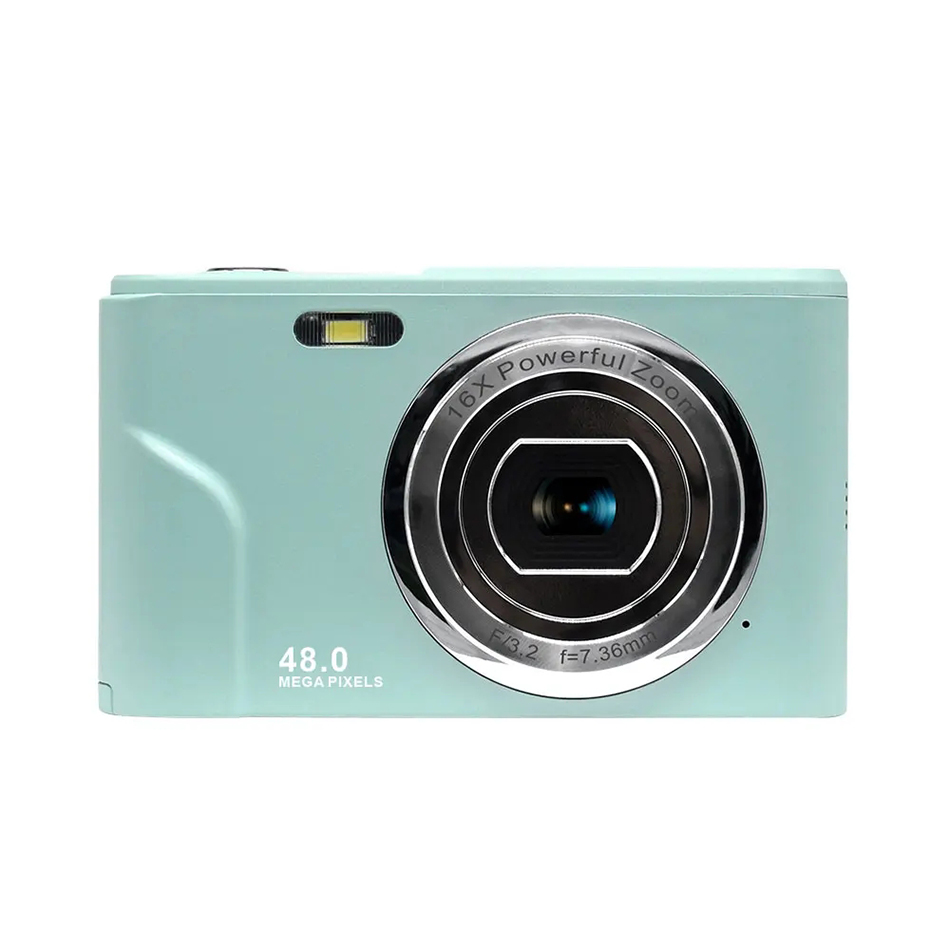 Digitalkamera Auto Focus Point and Shoot Cameras FHD 1080p 48MP med 16x Digital Zoom Kids Compact Camera 8009