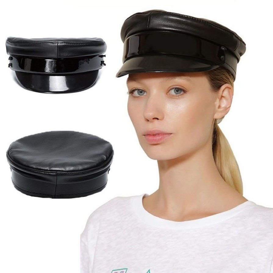 Berets Marca Coleção Lã sboy bonés Mulheres Chapéus Flat Militray Caps Baker Boy Hat com 221024321g