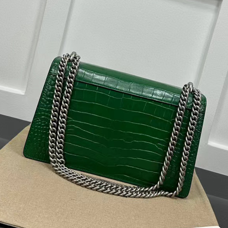9A Luxury Mini Designer Bag Handbags Leather Wallet Chain Bag Shoulder Bags Fashion Crossbody Purses Designers Woman Luxurys Handbag lady clutch Bag crocodile skin