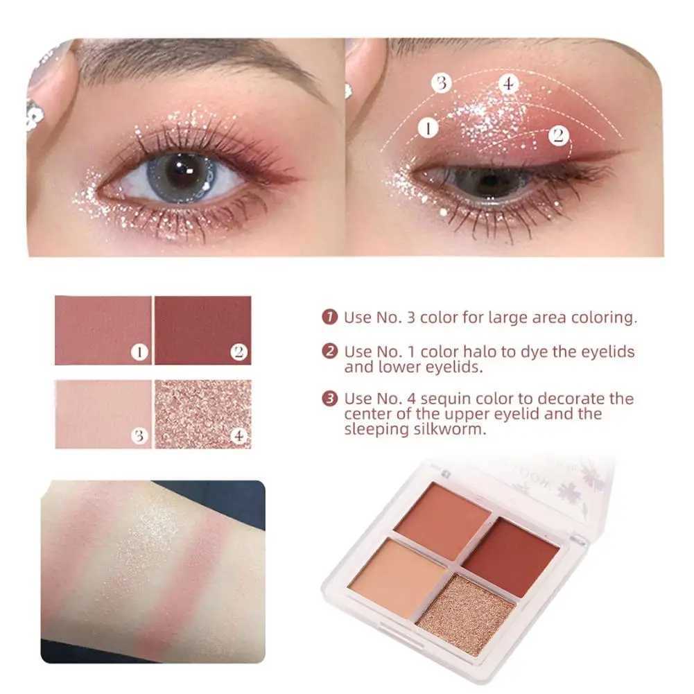 Make-up gereedschap Make-upsets Kant Vintage Angel Glitter Oogschaduwpalet Set Make-up Oogschaduwkit Box Hoogtepunt Glitter Blush Make-upset Cadeau