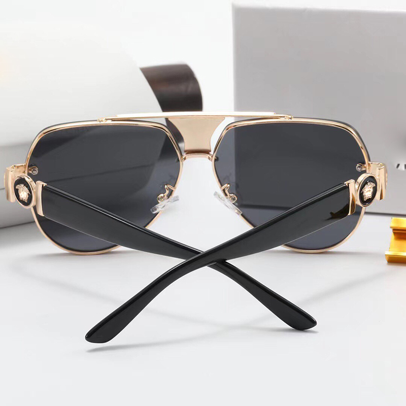 Lunettes de soleil de luxe Lunettes de soleil aviateur Homme Femmes Unisexe Designer Goggle Beach Lunettes de soleil Retro Frame Design UV400 avec boîte sympa