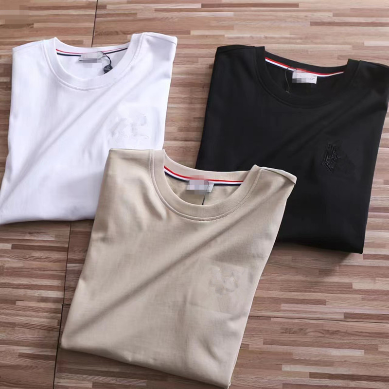 Polos à manches courtes pour hommes, imprimé géométrique, col à revers, T-Shirts respirants à la mode, été 2024, SS007