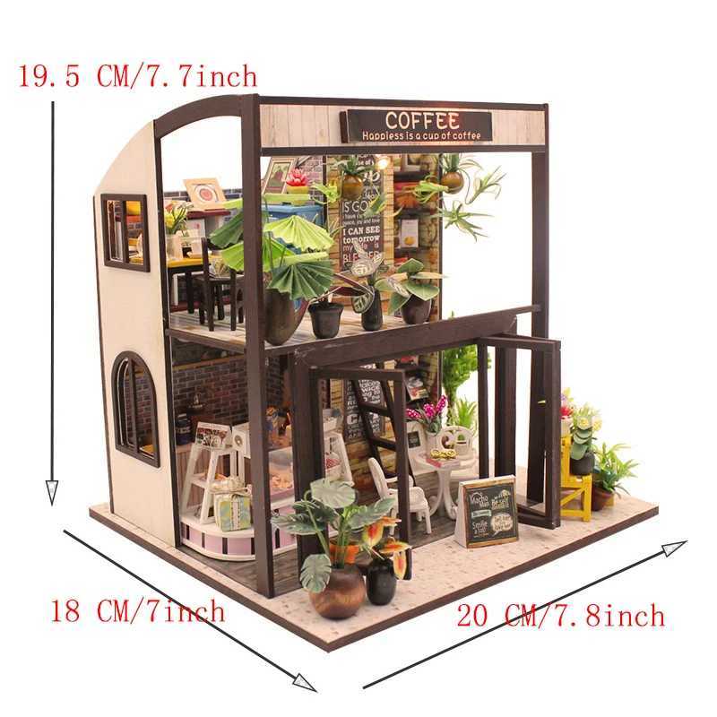 Architektur/Heimwerkerhaus, handgefertigtes 3D-Puzzle, Modellbau, Puppenhaus, kleines Haus, Kinder, DIY-Spielzeug für Mädchen, Teenager und Erwachsene als Geburtstagsgeschenke