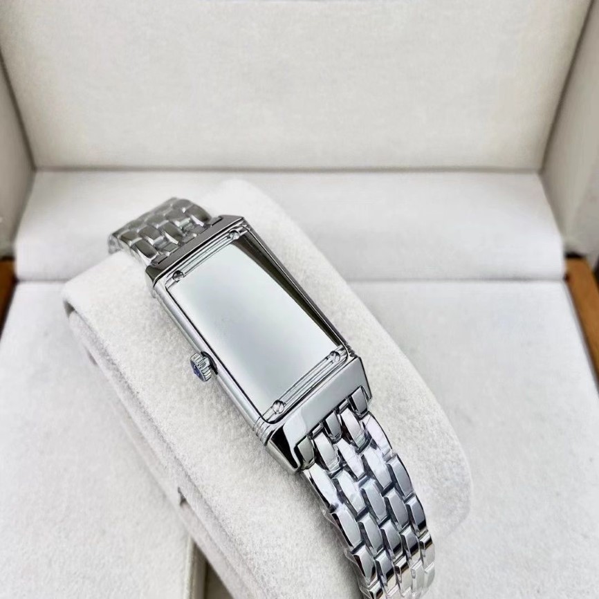 NEWEST small 23x39mm women watch Reverso Ultra Thin lovers marry Stainless Steel vintage lady Edition Quartz high quality girl wat180g