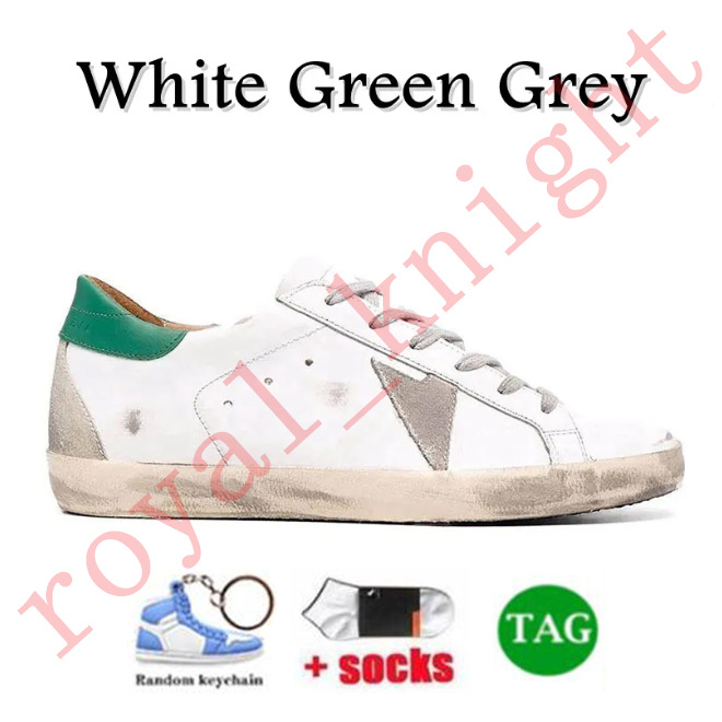 High Quality Mens Designer Shoes Golden Sneakers Women Heels Superstars Dirty Super Black White Stars Pink Green Ball Star Trainers des chaussures