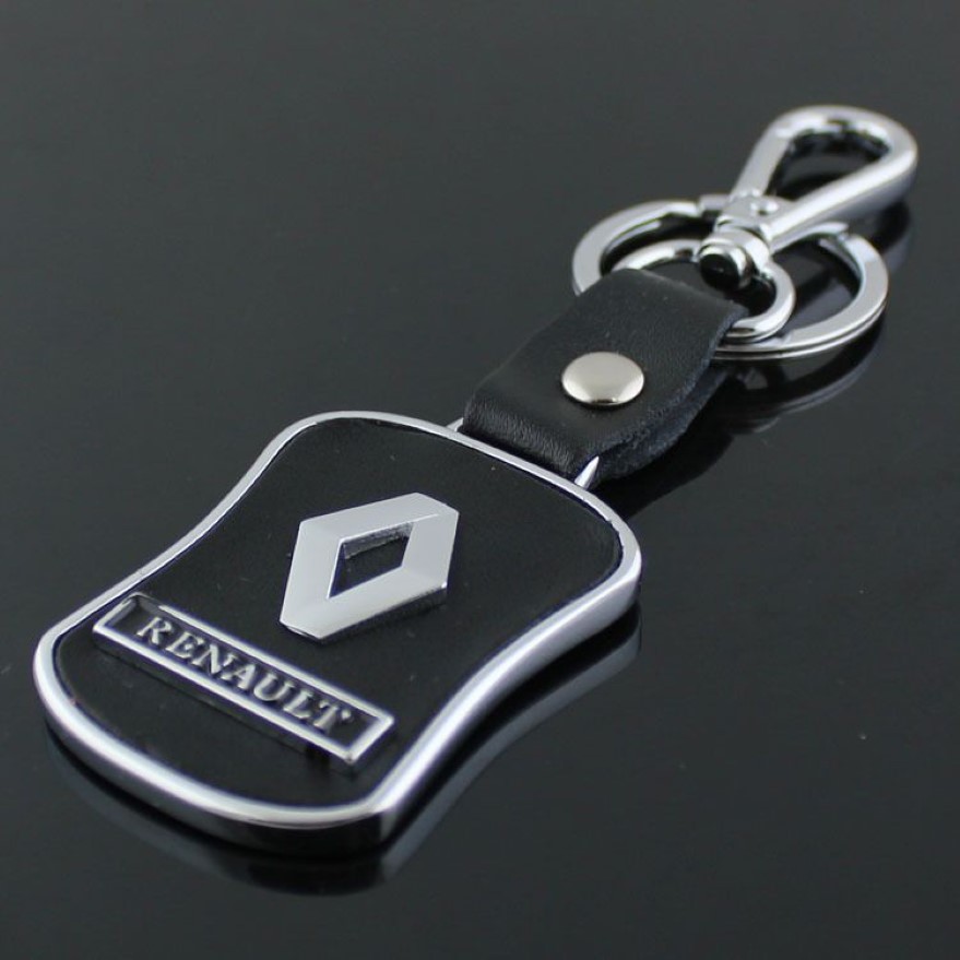 5st Ny Renault Car Logo Key Chain Metal Key Chain 3D PROMOTION TRINKET CAR Accessoarer Keyrings245T