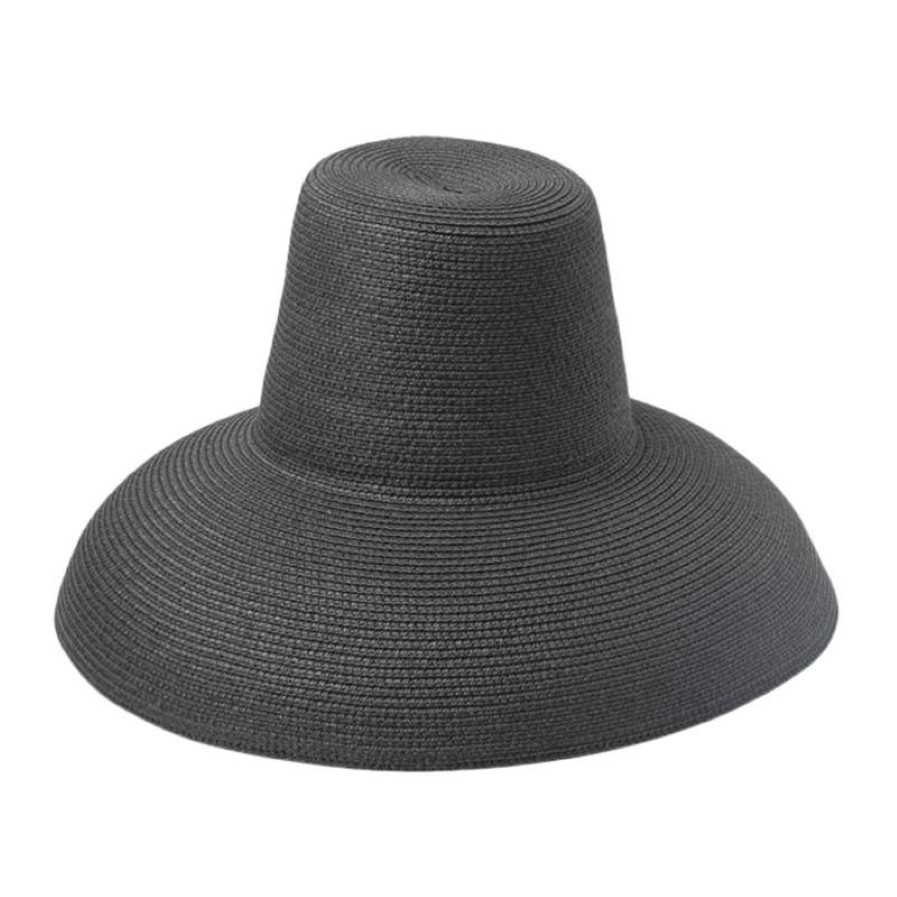 Nuove donne Fasci di paglia a tesa growding stage di moda passerella a forma concava cappelli Fedora gancio di protezione solare Summer Beach Yl5235n