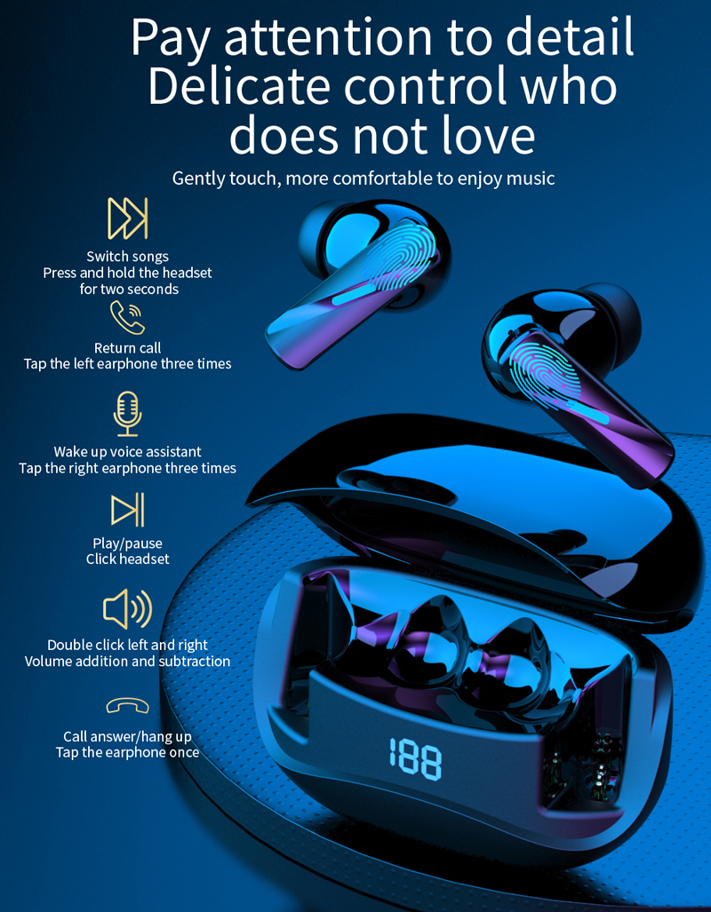 Mate 60 Pro Tws Earuds Mate 60 SE Bluetooth trådlösa hörlurar Hifi Sound Touch Control Gaming ANC Noise Reduction Sports Hörlurar MT60 Pro