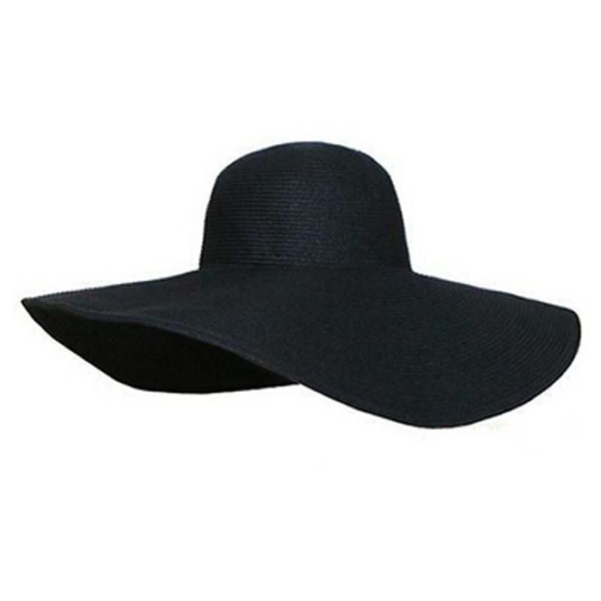 Chapeau de plage pliable à Large bord pour femmes, casquette de paille solaire, cadeau, livraison directe, C30813 Hats284M