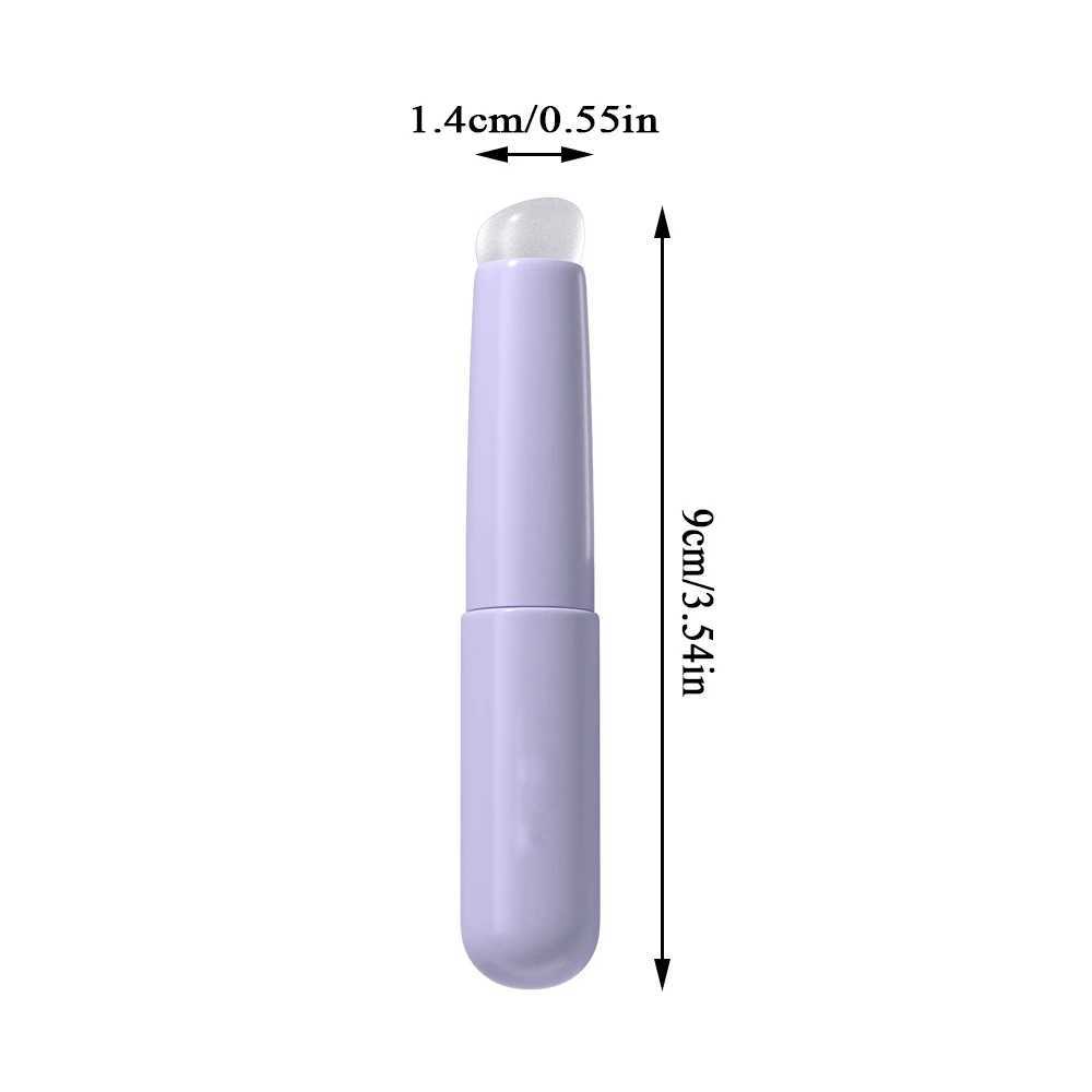 Makeup Brushes Silicone Lip Brush Angled Concealer Brush Portable Fingertips Q Soft Lipstick Brush Round Head Lip Concealer Brush Makeup Tool