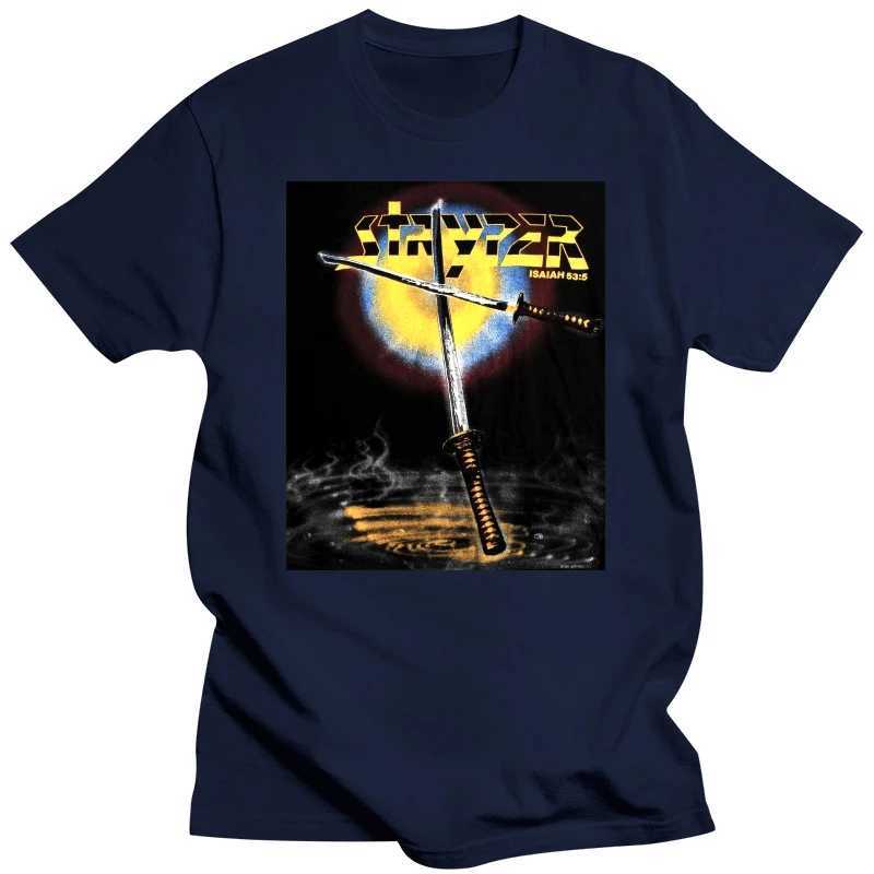 Homens camisetas Vintage STRYPER Concerto camiseta 1986 Christian Rock TourL2402