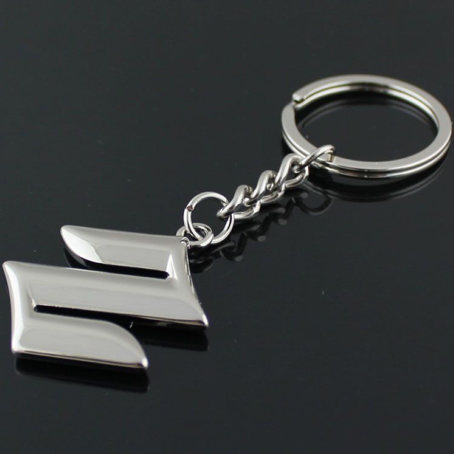 Fashion Suzuki Logo Car Keychain Keyrings Suzuki Emblems 3D Hollow out Car key Fob Auto Parts For Suzuki Swift SX4 Grand 315f
