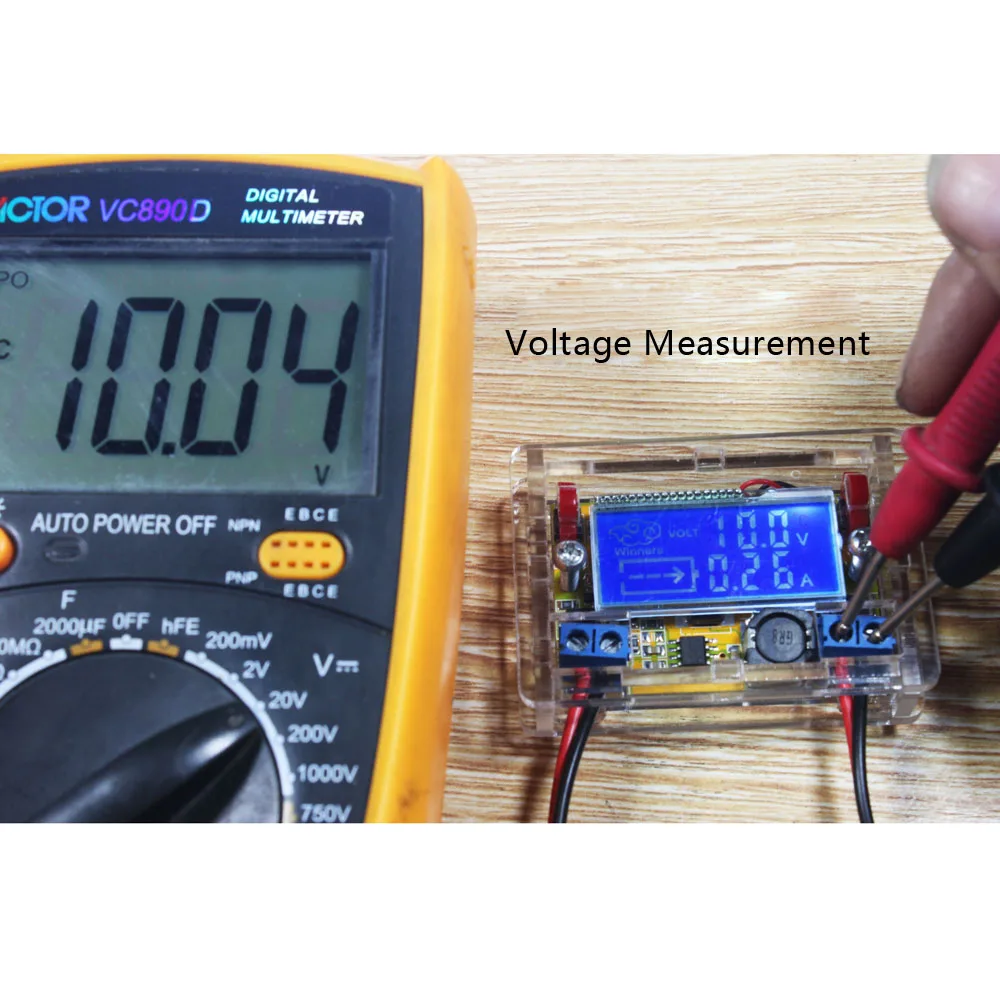 Module abaisseur réglable DC-DC, Module de Charge abaisseur de puissance, Kit de bricolage, pilote LED, voltmètre, ampèremètre, courant de crête 3A