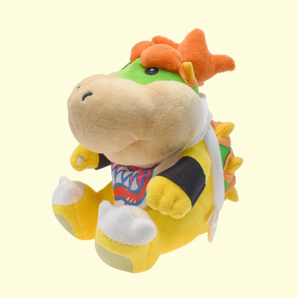 2024 atacado série mary bowser jr. estatueta de pelúcia 2 koopa bb fogo dragão criança jogo infantil playmate