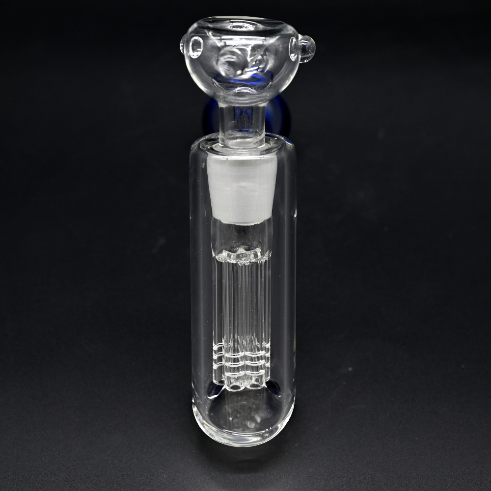 7.9in,Glass Bubbler With Fixed Diffuser Downstem Water Pipe Bongs,Borosilicate Glass Hammer Pipe,Glass Hookah,Hand Painted,