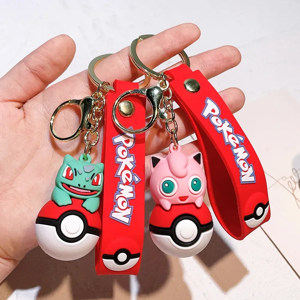 2024 ELF BALL KEYCHAIN ​​Pendant Anime Car Keyring Cartoon Doll Ryggsäck Pendant Toy Gifts