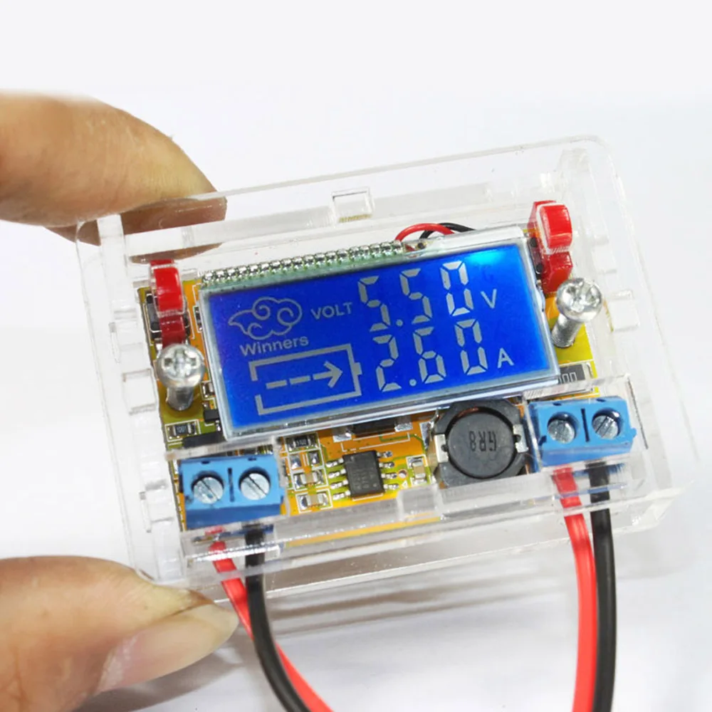 Module abaisseur réglable DC-DC, Module de Charge abaisseur de puissance, Kit de bricolage, pilote LED, voltmètre, ampèremètre, courant de crête 3A