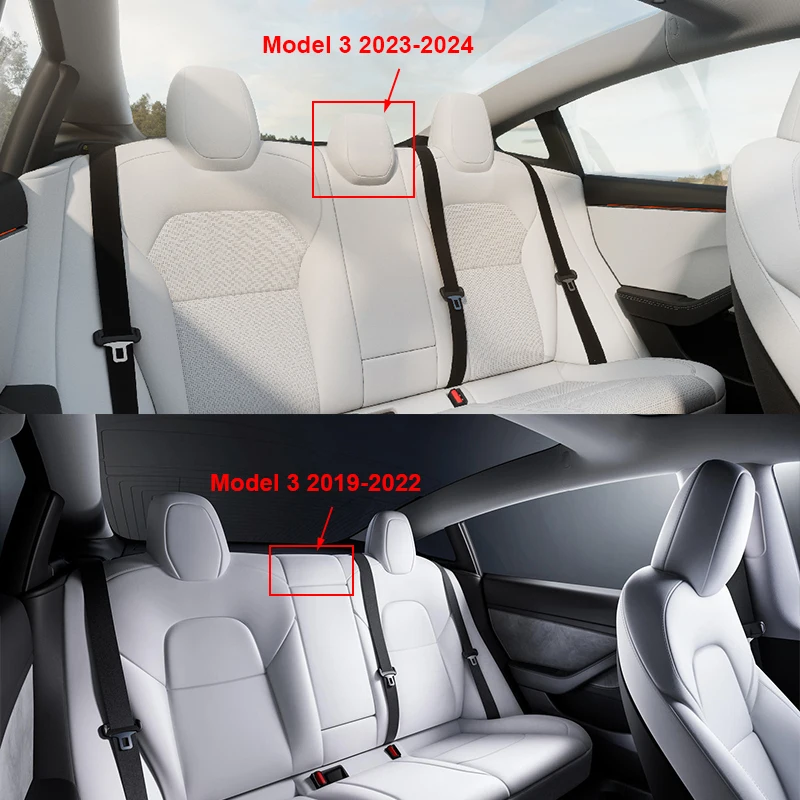 Adattamento personalizzato Tesla Model 3 Coperture sedili auto set completo Copertura completa a 360 gradi materiale di qualità durevole 2023-2024 Modello 3 Highland