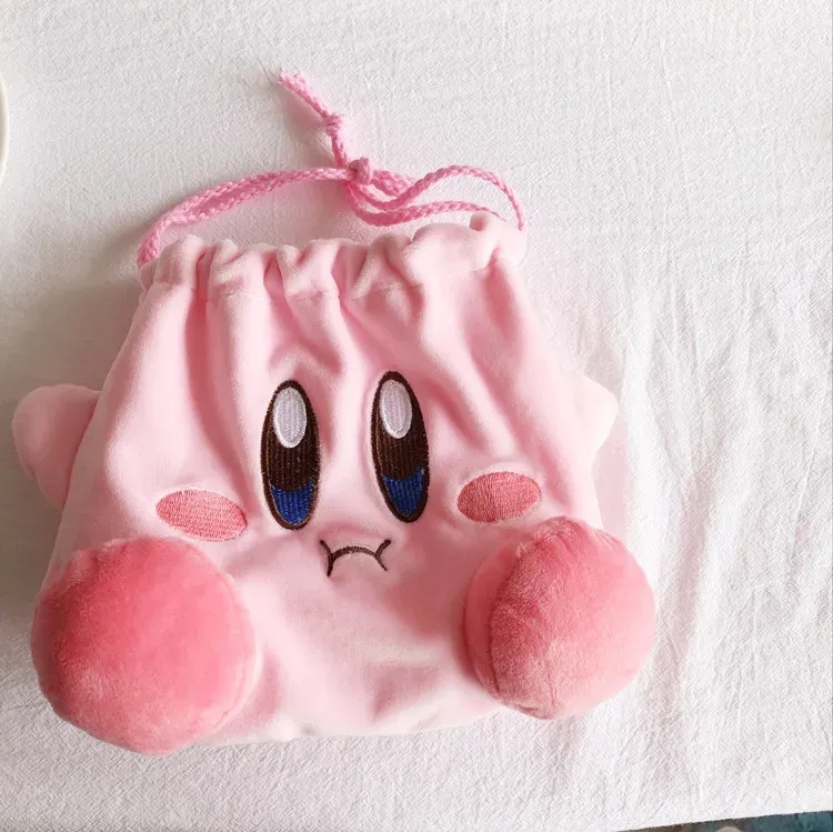 2024 Wholesale and retail pink Backpacks cartoon bundle pocket large capacity jewelry bag makeup bag drawstring storage bag