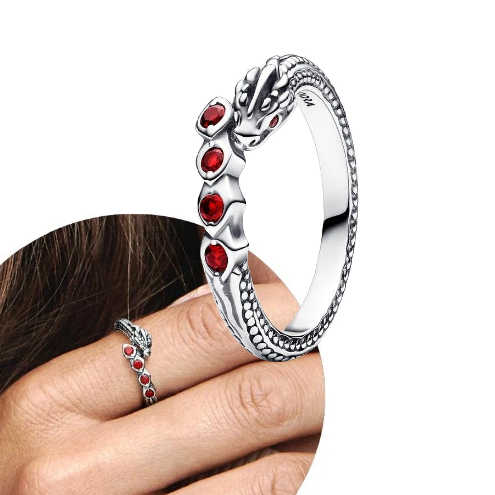 Anillo de eternidad brillante de Plata de Ley 925 para mujer, anillo con amuleto de corona para joyería clásica de moda, envío gratis