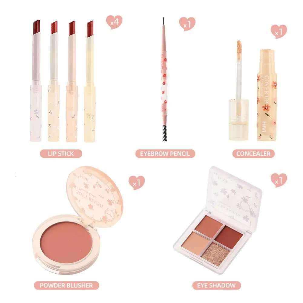 Make-up gereedschap Make-upsets Kant Vintage Angel Glitter Oogschaduwpalet Set Make-up Oogschaduwkit Box Hoogtepunt Glitter Blush Make-upset Cadeau