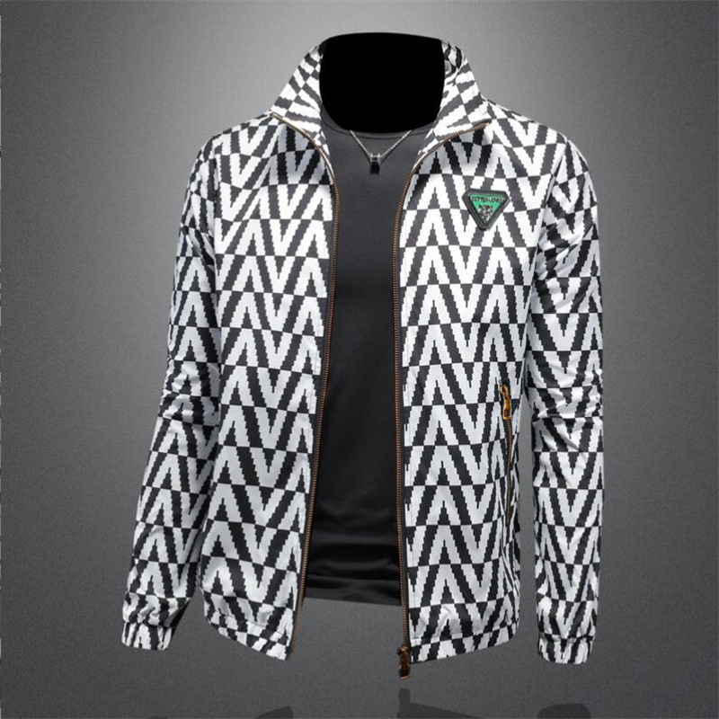 2024 Nouveau style de luxe hommes veste designer pour hommes femme manteau printemps automne vêtements d'extérieur coupe-vent fermeture éclair homme vestes décontractées en dehors du sport asiatique taille m-5xl