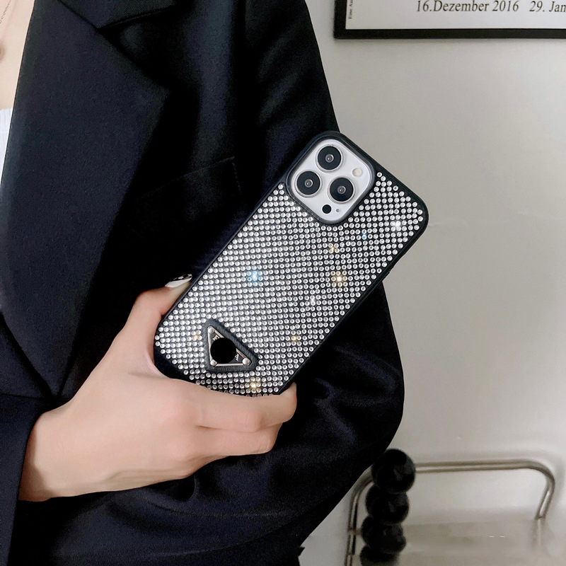 Custodie telefoni gioiello con glitter di lusso modello di design iPhone 15 Pro Max 14 Plus 14 13 12 11 XR Fashion Bling scintillanti strass disegni di diamanti Custodia con slot schede